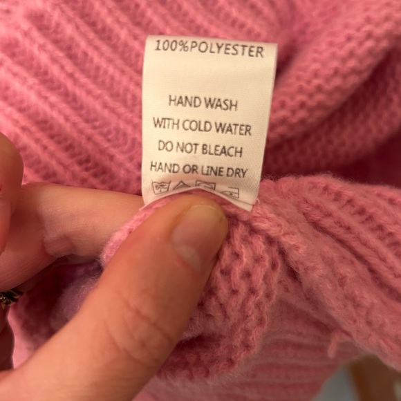 MOTHER Pink Knit Crew Neck Sweater - Picture 4 of 4